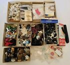 Huge Antique Vintage Lot Of Buttons Mop Celluloid Metal Rhinestone Glass 2+ Lbs