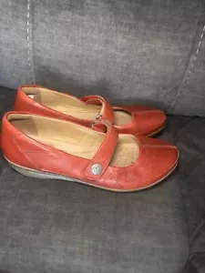 Clarks Everlay Bai Blue Leather Mary Jane Shoes UK Size 6 D EU 39.5 - Picture 1 of 7