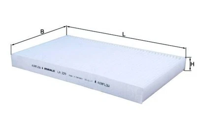 Салонный воздушный фильтр подходит для Mercedes-Benz Viano Vito Vito / Mixto MAHLE LA229 - Изображение 1 из 4