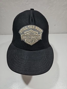 Vintage Harley Davidson Made In The USA Baseball Cap Vintage 70er 80er Thrashed - Bild 1 von 7