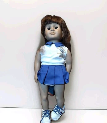 Mochila AMERICAN GIRL con MUCHOS accesorios!!  Ropa, zapatos. Con muñeca Battat Foto 1 de 4