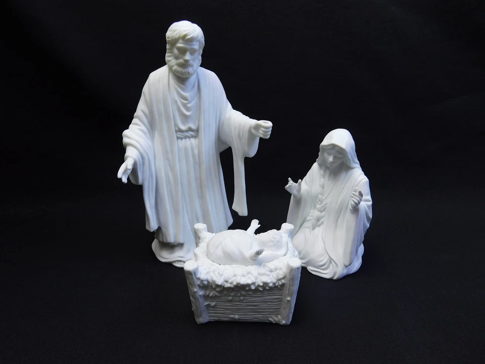 Vtg Dept 56 Silhouette Treasures 4 Pc The Miracles of Christmas Nativity Set IOB - Изображение 1 из 4
