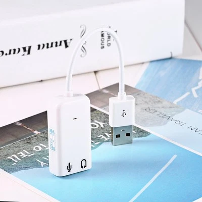 USB 2.0 Channel Virtual 7.1 Effect Xear 3D Sound Card Adapter For XP CB - Bild 1 von 4