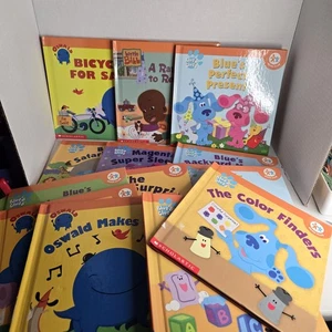 Nick Jr Book Club Scholastic Lot of 13 Books Hardcover Blues Clues Oswald - Picture 1 of 2