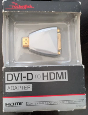 Rocketfish RF-G1173 1080p HDMI Male to Dvi-d Female Adapter Rf-g1173 - Image 1 of 2