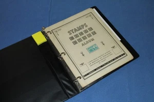 Álbum de estampillas de HL Lindquist carta de colores clásico retro BlueLakeStamps ¡ÚTIL! - Imagen 1 de 16