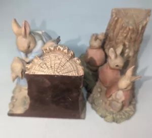 Peter Rabbit Bookends From The World of Beatrix Potter Frederick Warne 1993 - Picture 1 of 3