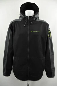 PEAK PERFORMANCE Hayden Jacket Long Sleeve Hooded Black Grey Coat size XL - Picture 1 of 15