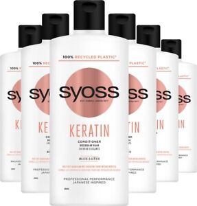 12,42€/L- 6er Pack Syoss Professional Performance Conditioner - Keratin - 440ml