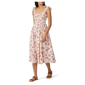 Maia Bergman Printed Eyelet Simone Floral Midi Dress - Picture 1 of 8