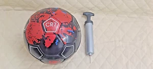 Polyurethane Football CR7 for All Age Groups | 1 Football, 1 Pump | Size: 5 Ball - Picture 1 of 7