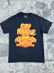 City Morgue 2019 Tour Merch Band Shirt Double Sided Graphic Men's Medium - Picture 1 of 11
