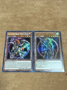 🔥Yugioh Chaos Emperor Dragon Envoy of the End & Black Luster Soldier IOC-EN000 - Picture 1 of 6