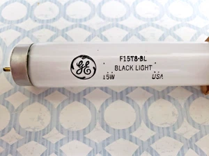 GE F15T8-BL BLACK LIGHT 15W 18" T8 - Picture 1 of 4