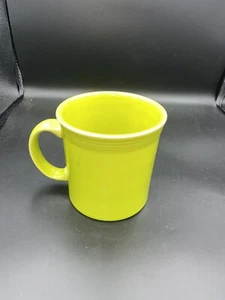 Fiesta Lemon Grass Green Coffee Tea Mugs Homer Laughlin Square ~FIESTA~ - Picture 1 of 5