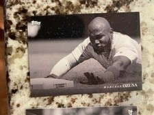2020 TOPPS ON-DEMAND SET 4 BLACK & WHITE CARD ATLANTA BRAVES MARCELL OZUNA #35