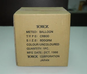 Globo meteorológico TOTEX -JAPÓN CR800 - 32000 metros 100000 pies 800 gr - ESTRATOSFERA - Imagen 1 de 5