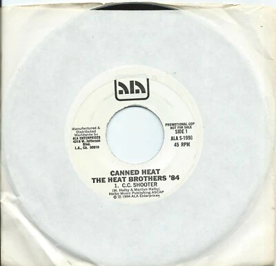 Canned Heat:The Heat Brothers '84 -2 tracks:ALA:1984 - Image 1 of 2