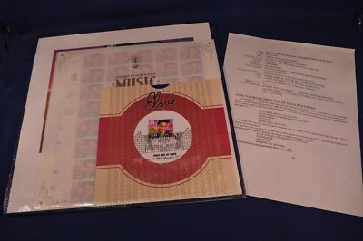 1993 Elvis Commemorative Stamp Collection Album Print,First Day Issue,New Sealed - Image 1 of 3