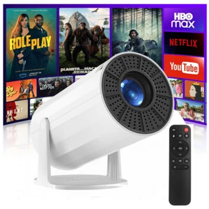 4K HD Projector Android LED WiFi 5G Bluetooth HDMI USB Smart Office Home Theater - Picture 1 of 24