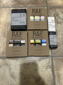 LOT OF 21 🎨R&F Encaustic Handmade Paint🎨104ml & 40ml Brand New 333ml - Picture 1 of 2