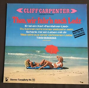 Cliff Carpenter und sein Orchester–Theo, Wir Fahr'n Nach Lodz- LP 12" Vinyl, von