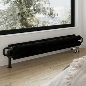 *CLEARANCE* Radiator Terma RIBBON HSD 190/1540, Heban Black - Picture 1 of 9