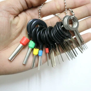 21Pcs Scooter Motorcycle Wire Terminal Removal Tool Wiring Connector Pin Puller - Picture 1 of 11
