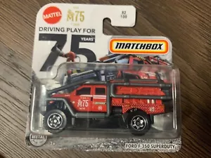 Matchbox Ford F-350 Super Duty Mattel M75 Anniversary Edition 2020 Short Card - Picture 1 of 8