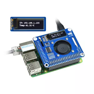 Kühler Kühlkörper Lüfter Fan Cooler HAT für RPI Raspberry Pi 3 Model B Plus 4 - Bild 1 von 6