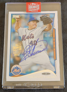 2023 Topps Archives Signature Retired Bartolo Colon # 72/92 ~ New York Mets