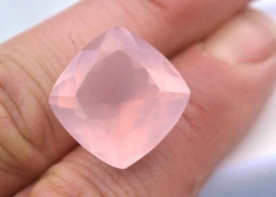 Cuarzo rosa corte cojín 24,56 quilates Foto 1 de 4