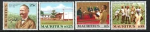 MAURICIO MNH 1983 SG674-77 Adolf von Plevitz llegada a Mauricio - Imagen 1 de 1