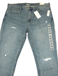 Men's Slim Jeans NEW Old Navy Built-In Flex Blue Denim Tag & measured Size 38x30 - Picture 1 of 5