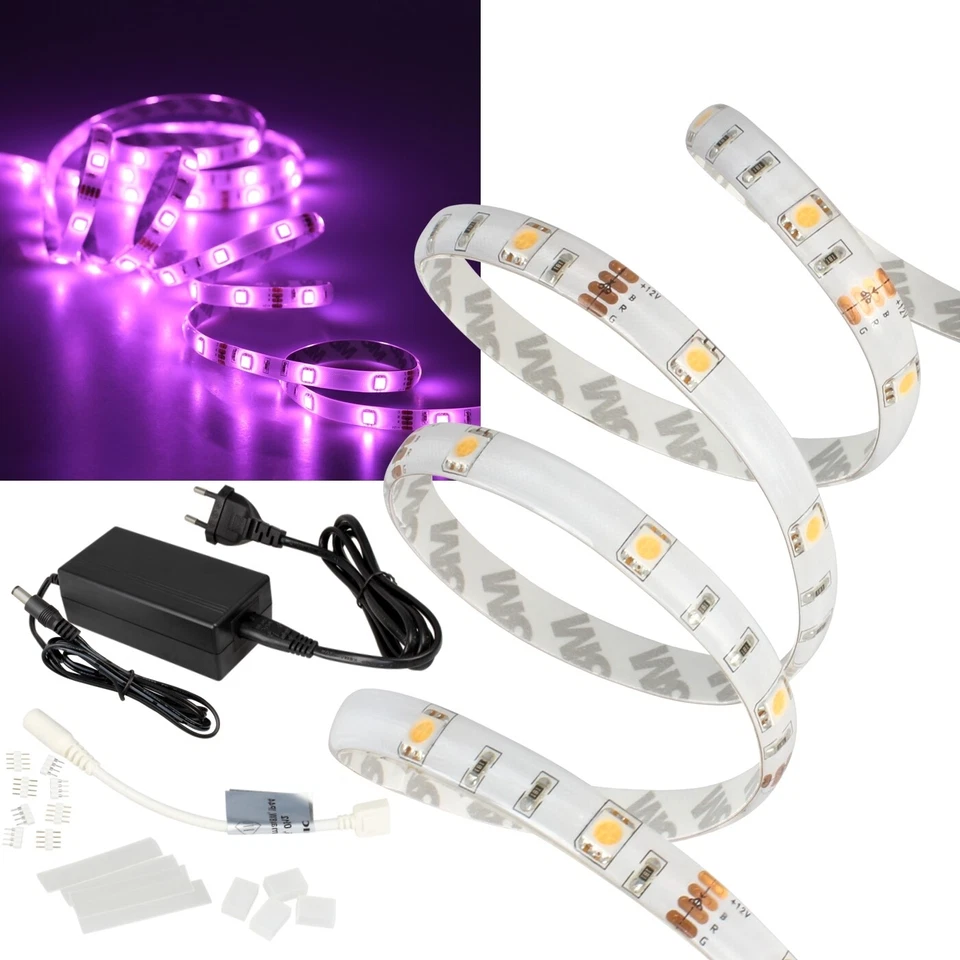 HEITRONIC 5 M 36w Pink einfarbiger LED Strip