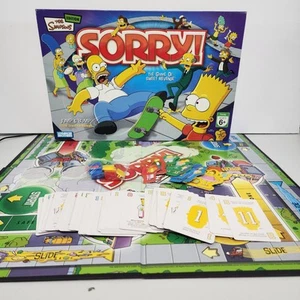 The Simpsons Sorry! Board Game by Parker Brothers - 2007 Edition - Complete! - Imagen 1 de 5