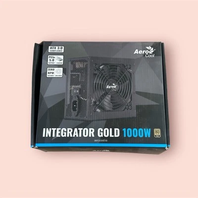 @NEW/READ@ 1000W PSU AeroCool Integrator Gold 80PLUS Gold PCIE 5.0 Fully Modular