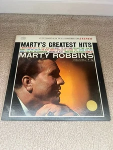 Marty Robbins Marty’s Greatest Hits LP Vinyl Columbia Records Stereo MCM Country - Foto 1 di 7