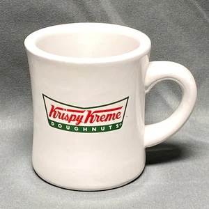 Taza de café vintage Krispy Kreme Donuts restaurante cerámica blanca 9 oz - Imagen 1 de 13