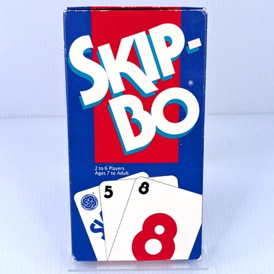 1995 Mattel Skip Bo Card Game Vintage Ages 7 to Players 100% COMPLETE - Image 1 of 4