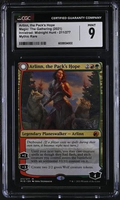 ARLINN, THE PACK'S HOPE Innistrad Midnight Hunt Mythic CGC 9 MTG [Nostalgium] - Image 1 of 2