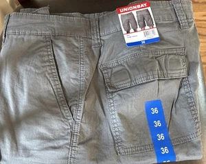 Unionbay Herren Cargo Short Gesäßtaschen Grau Neu Größe 36 - Bild 1 von 3