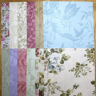 Assorted Anna Griffin  Card Stock (24 sheets) 6 x 6.  See Description - Image 1 of 3