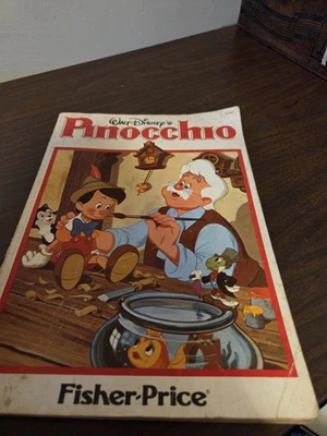 Cómic vintage 1945 de Walt Disney Pinocho de Fisher Price Foto 1 de 4