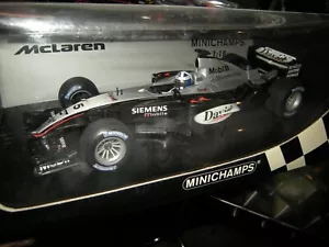 Coche de prueba 1:18 Minichamps McLaren Mercedes MP4-18 2003 David Coulthard en embalaje original - Imagen 1 de 1