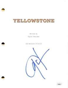 Cole Hauser Signed Autograph Yellowstone Pilot Script - Rip Wheeler w/ JSA COA - Picture 1 of 2