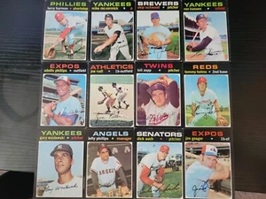 50 Topps Baseball Karten 1971 - no dupes - Lot1 - guter Zustand - Bild 1 von 7