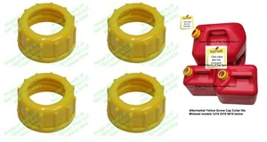 4 (Four) Aftermarket Yellow MIDWEST Screw Cap Collars Heavy Duty 1210 2310 5610 - Picture 1 of 5