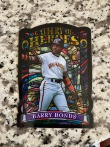 Topps Gallery Barry Bonds Gallery of Heroes 1998 Jumbo gran tamaño #GH3 - Imagen 1 de 3
