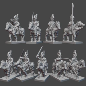 48x 6mm/1:300th Spanish Cavalry in Tarletons (Turner Miniatures) - Picture 1 of 1